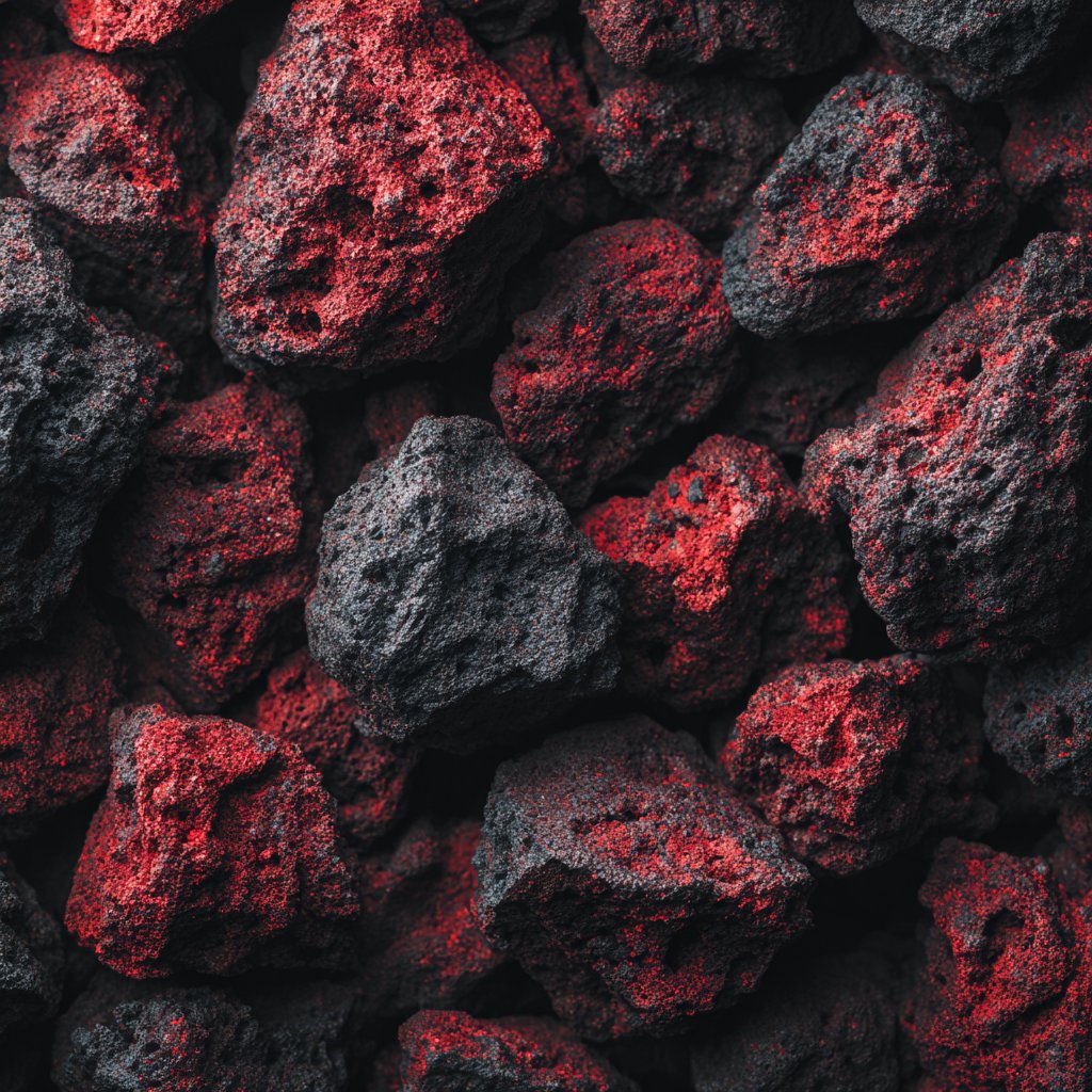 La pouzzolane (lava rock)